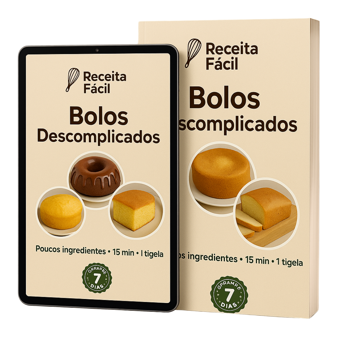Bônus Bolos Incríveis - Receitas de bolos em 15 minutos